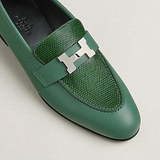 モカシン 《パリ》 - グリーン | Hermès - エルメス-公式サイト